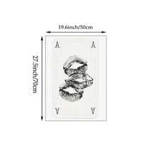 Tranh treo tường họa tiết da báo 1/3, tranh vẽ trên vải canvas hình quả bóng số 8 may mắn, tranh poster màu hồng nữ tính, tranh trang trí thanh lịch phù hợp cho phòng ngủ, phòng khách hoặc ký túc xá, quà tặng cho phái nữ, không bao gồm khung. - Nhiều màu - Xem 16