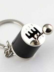 1 Stück Auto Getriebe Schlüsselanhänger, manueller Schaltgetriebe Schlüsselanhänger mit Getriebegehäuse und Schalthebel, Autoteile