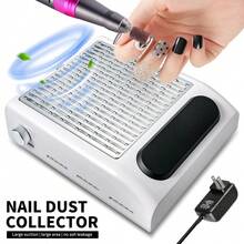 Nail Dust Collector: Super Quiet Dust Collector, Reusable Filter, Strong Suction, Low Noise. Nail Art Tools - View 8