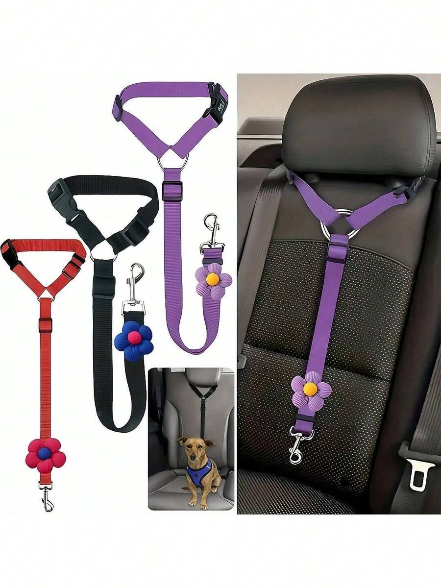 1pc Car Pet Dog Seat Leash, Pet Car Interior Leash, Dog Seat Belt Strap, Dog Seat Buckle, Dog Car Seat Accessories, Christmas Gift Dog Car Seat Car Seat Covers Dog Car Seat Cover Pet Car Seat