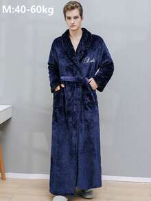 1pc Personalized Plush Robe Custom Embroidered, Birthday Gift, Wedding Gift, Adult Men Women Night Robe For Mom, Spa Bath Robe, Mother's Day Gifts, Father's Day Gifts, Wedding, Wedding Accessories, Bridesmaid Gifts Beach Essentials, Multi-Functional, Ornamental, Tea Room, Home, Garden, Office, For Anniversaries, For Valentine's Day, For Mother's Day, For Birthdays, For Father's Day, For Graduation, For Weddings, For Housewarming Back To School, Dorm Essentials Shower Towels For Beauty Salon, Hotel Sports, Home Essentials, Towel, Skin Care - Multicolor - View 23