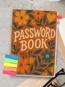Trees 1pc Simple Password Book,A5 Size Minimalist 52 Sheets Advanced Address Password Manager With Website Password Quick Access Username,Password Storage Perfect For Home Office Internet Computer Logins School Supplies,Back To School