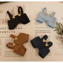 Premium Handmade Clothes For Labu Dolls | Adjustable Kawaii Outfits For Collectibles | Stylish Fashion For Holidays(No Doll)