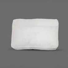 Orthopedic Support Pillow – 40x60x10 Cm – Microfiber Fabric With Ergonomic Design – White Piped Edges – Neck And Shoulder Pain Relief – Breathable, Durable & Washable – Made In Turkey - White - View 4