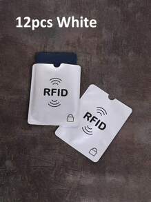 12/24/30pcs Anti Blocking Reader Lock Bank Card Credit Card Protector,Rfid Blocking Sleeves,ID Card Case Protector Metal Aluminium Case Card Holder, Wallet Business Card Holder, Credit Card Holder For Women For Men