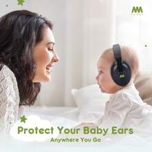 Auriculares canceladores de ruido Mumba para bebés y niños pequeños - Edades 3-24+ meses - Amarillo - Ver 10