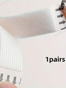 12 pares Inko Adhesivos prácticos indoloros y de fácil extracción, sin clavos, sin agujeros, sin residuos, adhesivo de doble cara, adecuado para el hogar, la escuela, la decoración de paredes, la decoración navideña, regalos para familiares, amigos, compañeros de clase, etc., útiles escolares, vuelta al colegio
