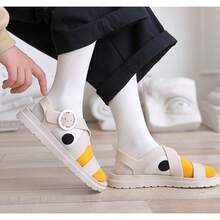1 Pair Women's Duck Themed Long Socks, Suitable For Daily Wear, Cozy - White - View 5