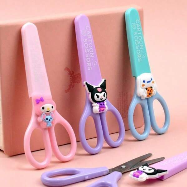 Sanrio Sanrio Kuromi, Cinnamoroll & Melody Handcraft Scissors | Stationery, School & Office Supplies, Giftschool Supplies,Back To School