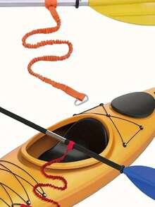 Kayak Paddle Strap - Anti-Lost Boat Paddle Rope For Surfing, Boating, And Canoeing, Beach Essentials, Beach Accessories, Pool Float - Multicolor - View 3