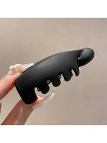 1pc/3pcs Banana Clip Vertical Clip Twist Clip High Ponytail Simple And Elegant Valentine's Day Halloween Fixed Artifact Summer Small Hair Volume Less Vertical Hairpin Claw Clip
