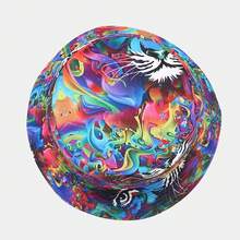 Reversible Bucket Hat For Women, Cute Beach Fisherman Style - Tiger - View 9