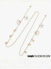 1/3 Peças Corrente de Óculos de Moda de Metal, Vários Estilos Incluindo Camelia, Trevo, Contas Pretas Elegantes, Estrela do Mar e Concha, Correntes de Óculos para Mulheres, Correntes Antiderrapantes e Cordões para Óculos de Leitura, Adequados para Viagens, Férias, Decoração de Óculos de Sol, Acessórios de Óculos, Ideal para Presentes de Aniversário, Festas, Feriados, Presente do Dia dos Namorados, Etc.