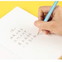 12/10/8/6/4/2/1支三角形HB铅笔带橡皮擦 - 鲜艳的混合颜色，中等笔尖，木质铅笔，适合书写练习，适合学生、学校用品、返校 - 隨機 - 查看 4