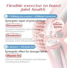 Move Free Advanced Joint Health, 7in1 Multi-Benefit, Women's Joint Support Supplement, Supports Joint Comfort, Cartilage & Bone Health | With Glucosamine & Chondroitin, Vitamins A, C, D, E, Low Calorie | Supports Joint Mobility, Flexibility, Strength, Lubrication & Comfort - 120 Coated Tablets - 其他 - 查看 3