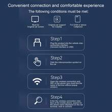 Para Carplay Box con cable a inalámbrico Plug and Play Bluetooth 5.0 Wifi para Android Auto Adaptador inalámbrico para iOS 9 y superior
