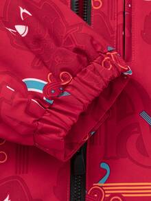 Balabala 男童羊毛夹克 2025 秋季节日款儿童连帽外套