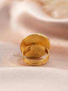 Customized Gold Personalized Pattern Ring, Bohemian Style Ring, Fashion Accessory, Elegant And Modest, Best Gift For Friends, Family, Lover, Yourself, Kids, Birthday, Anniversary, Holiday, Wedding, Travel, Party