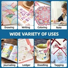 12 Stücke/Set gedämpfte Farben, 12 Farbige Tintenroller, 0,6 mm Spitze, geeignet für Journaling, Zeichnen, DIY, Notizen, Kunst, Gekritzel, Schule und Bürobedarf