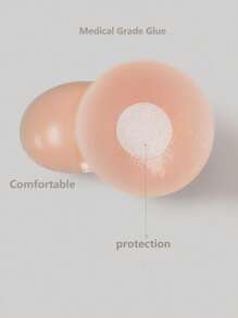 2/6/12 szt. osłonek na sutki dla kobiet, wielokrotnego użytku osłonki na sutki, nakładki na sutki, nakładki na piersi, wielokrotnego użytku silikonowe niewidoczne nakładki na sutki dla kobiet z pudełkiem podróżnym