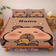 Bộ ga trải giường 3 món in hình hoạt hình Capybara cá nhân hóa, cùng với bộ chăn ga gối đệm họa tiết vịt sao thiết kế riêng, là bộ chăn ga gối cỡ Queen gồm 2 vỏ gối và 1 chăn ga gối đệm. Sản phẩm hoàn hảo để trang trí phòng, trang trí phòng ngủ, trang trí nhà cửa, vật dụng cần thiết trong ký túc xá đại học, bộ giường đơn, quà tặng sinh nhật và quà tặng cho gia đình và bạn bè. - Nhiều màu - Xem 12