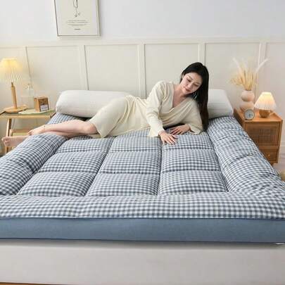 Upgrade Modern Style Floor Mat Portable Folding Mattress Folding Floor Mat Futon Mattress Full Size Four Seasons Mattress Student Dormitory Full Mattress