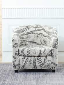 TIANWOWO 1 件单人沙发套 + 2 件椅套套装，可洗休闲半圆形双人沙发垫套