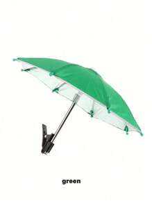 1/2PCS Telefon Zacisk Parasol, Zewnętrzny Wodoodporny Parasol Przeciwsłoneczny Z Uchwytem Na Telefon, Anty-UV Mini Parasol Na Lekki Deszcz, Uniwersalna Osłona Przeciwsłoneczna Telefonu, Zewnętrzna Antyodblaskowa Osłona Przeciwsłoneczna Telefonu Podstawowe Podróże Ćwiczenia Szkolne Artykuły Świąteczne Kemping Podstawowe Wakacje Akcesoria Wakacyjne