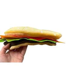 1pc Cartoon Fries & Burger Design Funny Party Hat, Creative Costume Headgear For Stage Performance, Photo Shoot Props Halloween - Multicolor - View 6