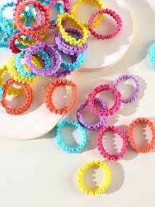 200/250/450 pièces Élastiques à cheveux pour fillettes, bandes de cheveux sans couture, supports de queue de cheval doux en nylon, élastiques à cheveux, cordes de cheveux, accessoires de cheveux pour enfants et bébés