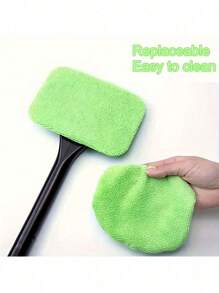 New 1Pcs Long-Handled Car Windshield Cleaner - An Easy-To-Use Wiping Tool For Cleaning And Protecting Your Windshield - Car Windshield Brush