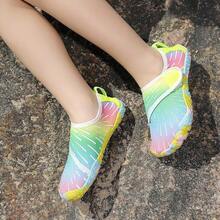 Shoes Barefoot Aqua Socks Outdoor Indoor Quick Dry Sandals Lightweight Slip On Walking Sneakers Beach Pool Swim (Little/Big) - 12-rainbow - 查看 7
