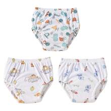 4 piezas de pantalones de entrenamiento lavables para adolescentes - pañales de tela transpirables con forro impermeable, patrones surtidos, pantalones de entrenamiento para adolescentes, para todas las estaciones - Multicolor - Ver 30