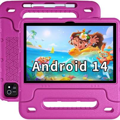 A 10.1-Inch Tablet Featuring 6GB + 4GB Expandable Memory, 64GB ROM Expandable Up To 1TB Storage, GPS And WiFi Support, Running Android 13, Powered By A Quad-Core Processor, Dual Camera Setup (2MP + 8MP), And A High-Definition IPS Display With A Resolution Of 1280x800. A High-Capacity 6000mAh Battery, And Includes Parental Control Features. It Is Specifically Designed For Educational And Recreational Purposes Such As Learning, Reading, Entertainment, And Video Viewing. 2025 New Model, Comes With A Protective Case.