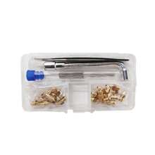 MK8 3D Drucker Messing Düsen Set und Reinigungsnadeln, Pinzette, Schraubenschlüssel 0,2-1,0mm feine Spitze Drucker Zubehör und Reinigungswerkzeug-Set