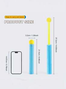 12pcs Water Blaster Foam Blaster Gun, Super Soaker Foaming Blasting With Plastic Handle, Summer Outdoor Swimming Pool, Backyard, Beach Water Fighting , Hawaii Party Supplies - 1/6/12pcs Random Color