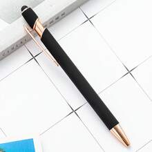 1/10支装定制刻字圆珠笔，多色圆珠笔，带触控笔尖，可个性化定制Logo，是母亲节、父亲节、教师节、婚礼、周年纪念日等场合送给朋友、客户、家人的独特礼物，也适合办公室和学校使用，沙漠秋季舒适风，办公室装饰，新工作礼物，办公用品，永恒的爱 - A - 查看 11