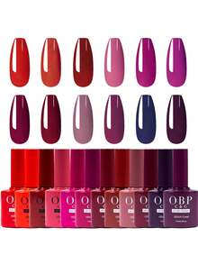OBP C & G OBP Range Of 12 Semi-Permanent Gel Polish 3 Steps - Rose & Glow - 查看 1