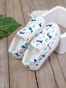 Neue Kindersportschuhe, Jungen & Mädchen Lässig Schuhe, süße Dinosaurier Dekor vielseitige weiche Sohle bequeme Schulanfang Studentenschuhe