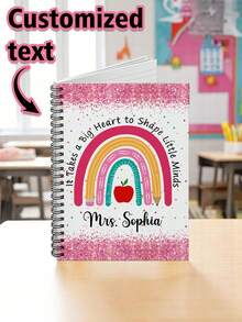 Customized Personalized Teacher Notebooks, Teacher Spiral-Bound Notebooks, Teacher Retirement Gifts, Gifts For The First Day Of School, Teacher Appreciation Gifts, Gifts For Boys And Girls, School Essentials, Children's Gifts - Stationery - View 13
