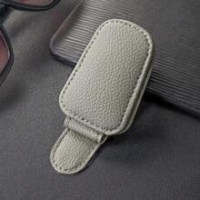 1 pieza Soporte magnético premium para gafas de sol en el parasol del coche - Clip de agarre seguro para accesorios interiores del automóvil