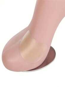 18 Stücke unsichtbare selbstklebende Silikon Blasenpflaster - langanhaltend, geeignet für Ferse, Zehe und Fußschutz in hellbeige