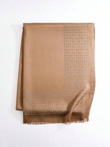 1 chiếc khăn choàng cổ họa tiết hình học tối giản cho nữ, khăn choàng nhẹ đa năng cho mọi mùa, khăn trùm đầu thanh lịch cho trang phục - Nhiều màu - Xem 8