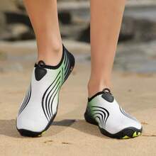 夏季必备户外休闲鞋赤脚沙滩游泳涉水鞋亲肤 - 白綠 - 查看 4