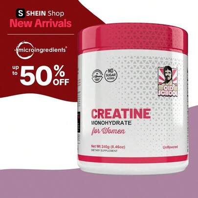 Women's Fitnes Creatine Monohydrate For Women With Collagen And BCAA's - Fitness Supplement Powder For Muscle, Healthy Hair, Skin, Nails And Recovery