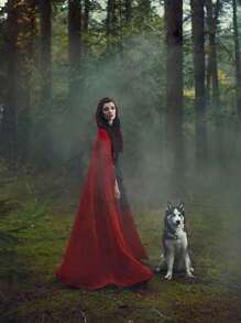 1 pieza Capa con capucha unisex de tela de terciopelo para actuaciones y fiestas, ideal para varios festivales, disfraces de Halloween, diablo, vampiro, disfraz, accesorios para disfraces de festivales