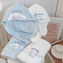 Sanrio 5pcs Children's Towel, Face Wash Square Towel, Soft, Fluffy, Cute, The Perfect Choice For Bathing Time! Home Bathroom Decor Fall Decor Back To School For Beauty Salon Home Bathroom