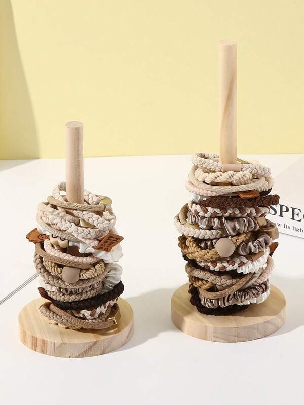 1pc Scrunchie Holder Hair, Hair Accessories Storage Box, Headband Holder Stand Scrunchie Organizer, Vertical Hair Display Organizer, Scrunchies Organizer Stand, Hair Tie Organizer Back To School