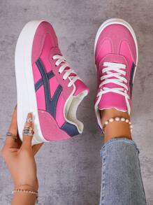 2025 New Women Retro Yellow Thick Sole Platform Sneakers, Fashionable Versatile Casual Shoes With Increased Height