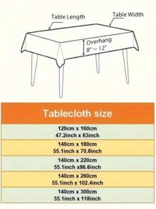 1pc Elegant Floral Printed Square Tablecloth, Rectangular Shape, Vintage & Sophisticated, Suitable For Wedding, Spring/Summer, Afternoon Tea, Kitchen Gathering Decoration